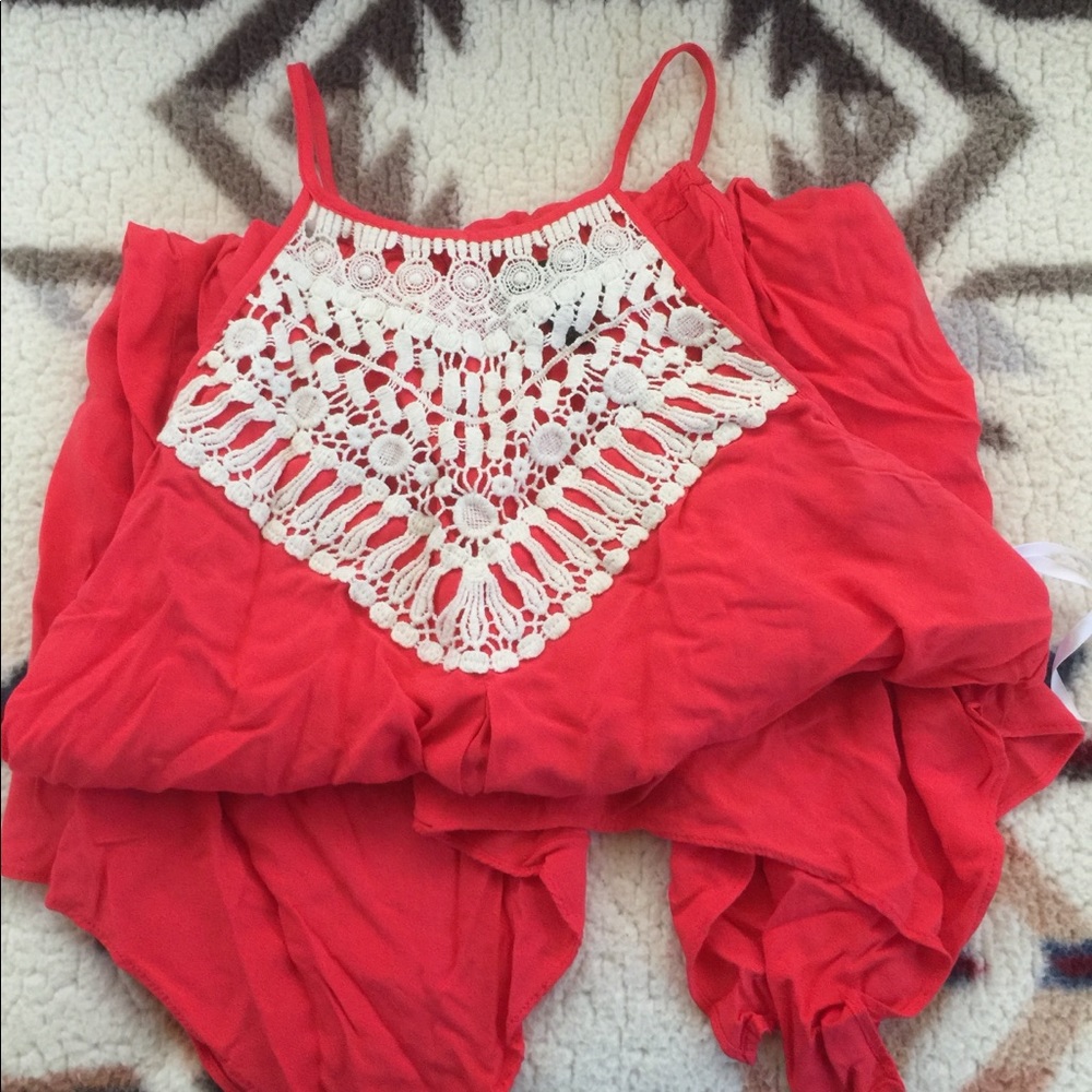 Pink spring dress size Large